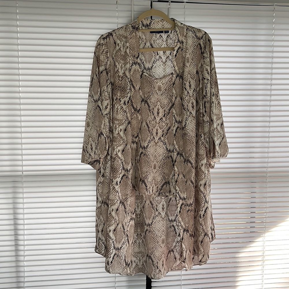 A P T 9 Cardigan With Top Large Size - image 1